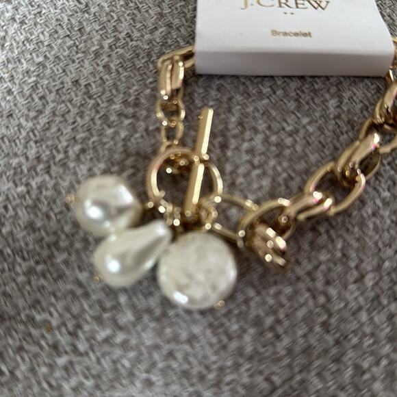 J. Crew gold Chunky chain toggle bracelet - Picture 7 of 8
